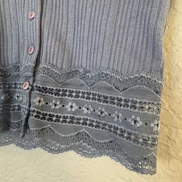 Lace Trim Crop Top Aeropostale XS - Picture 2 of 6